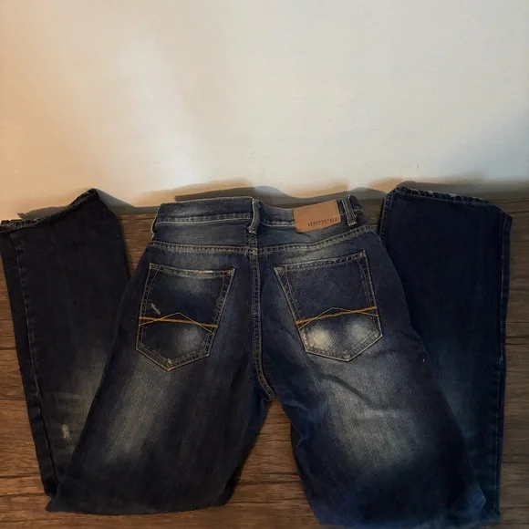 Aeropostale Kids Slim Bootcut Jeans - Picture 5 of 6